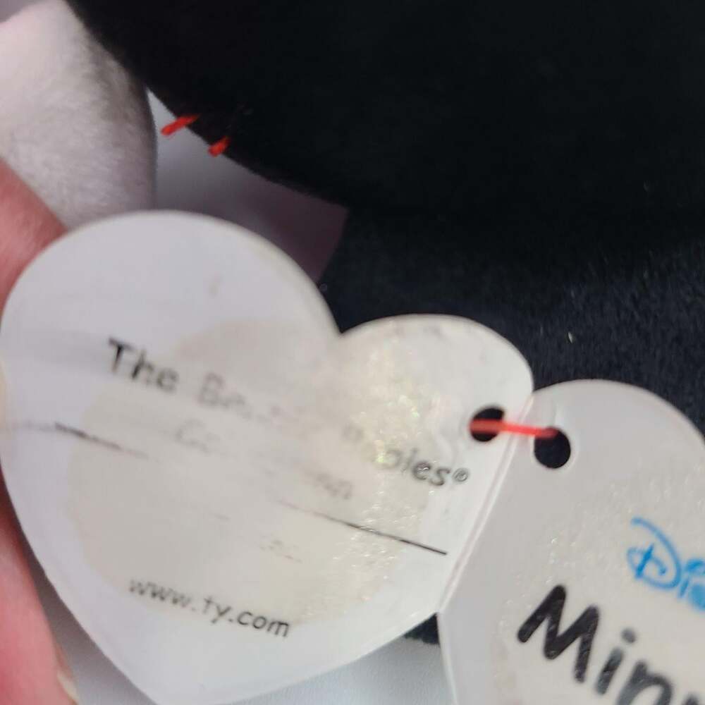 TY Minnie Mouse Beanie Babies Sparkle - Picture 8 of 9